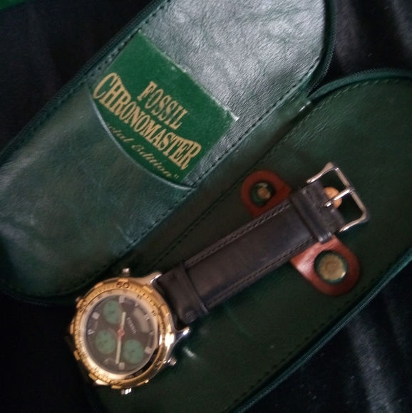 Vintage fossil special edition chrono master watch